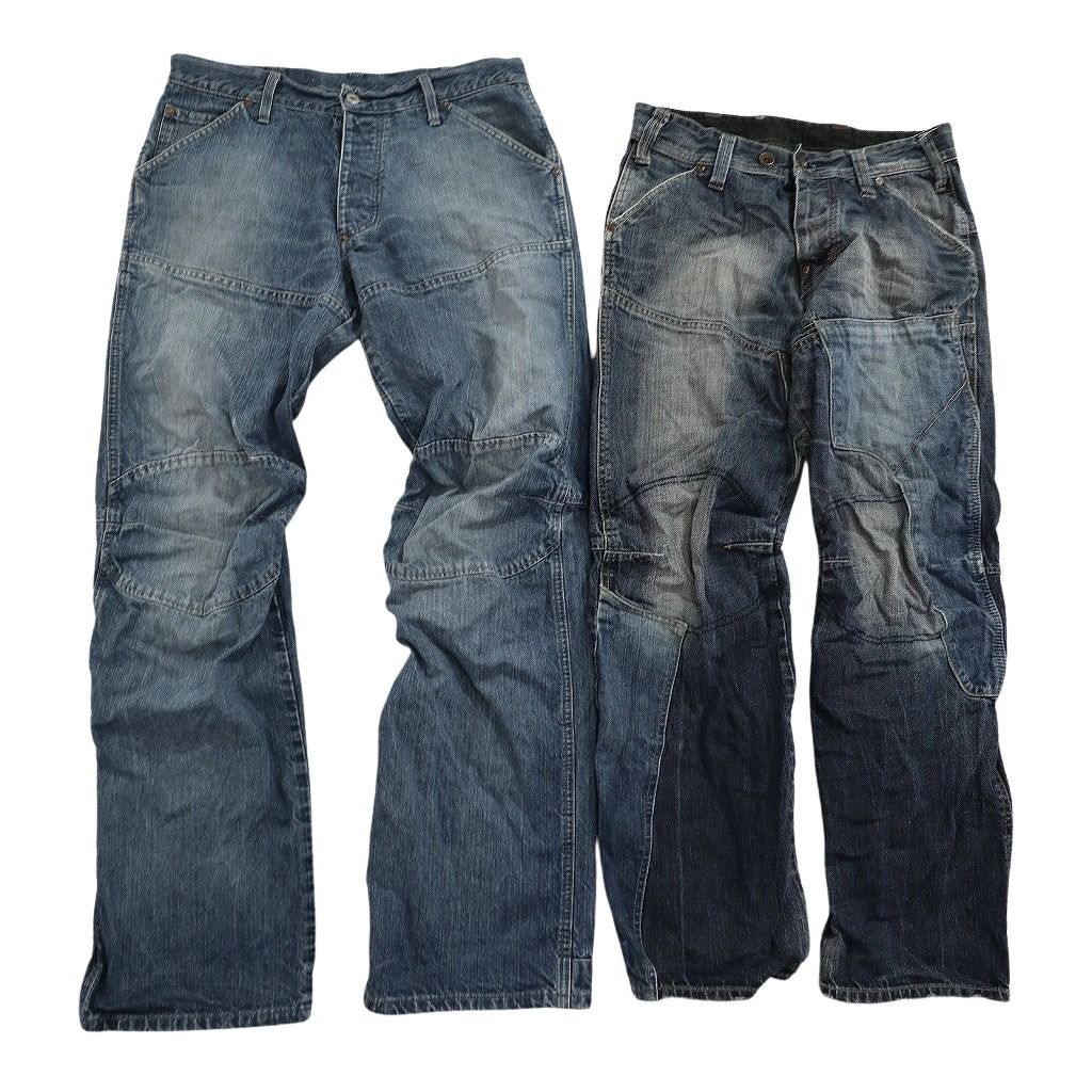 古着卸 まとめ売り G-STAR RAW デニム パンツ 8枚セット (メンズ 34