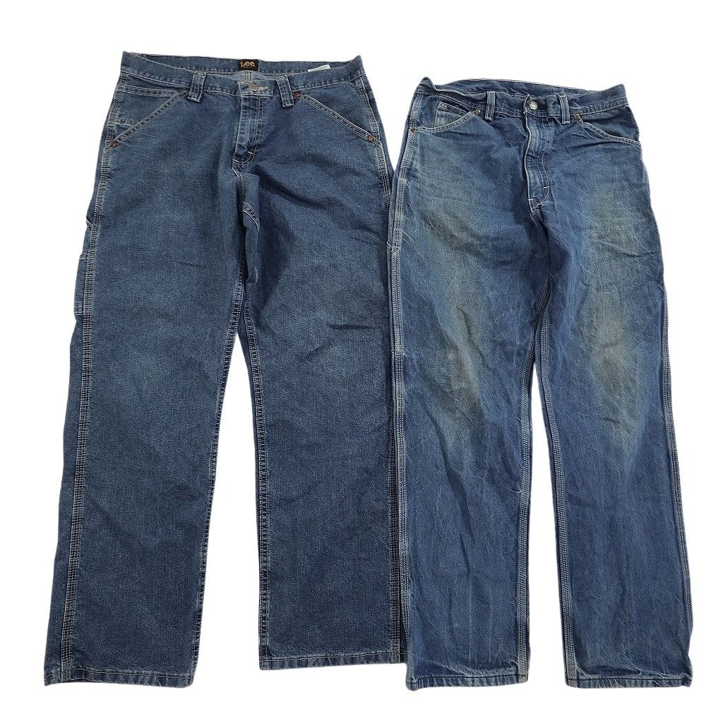 古着卸 まとめ売り ペインターデニム パンツ セット メンズ 40 |38 |36 |34 |32 LEE りー KEY ワーク アメカジ 古着 ND 3367