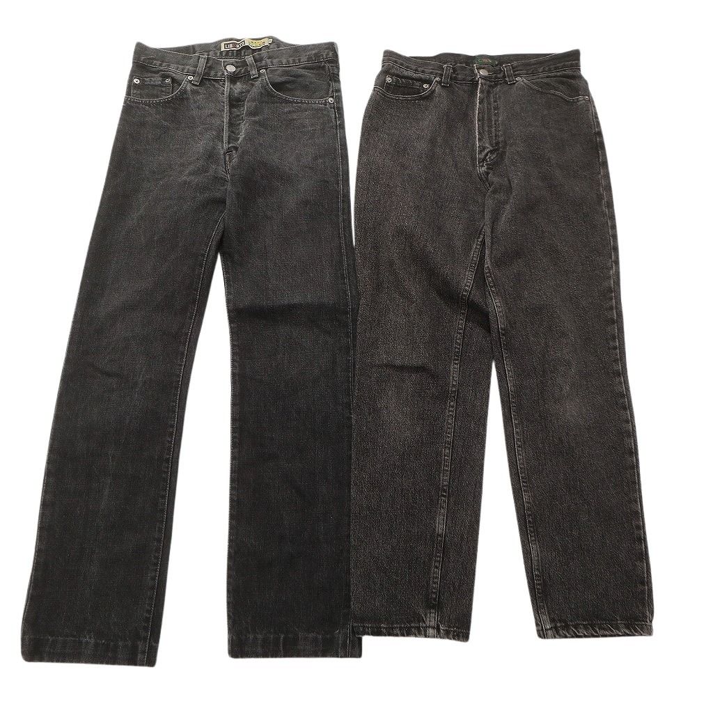  古着卸 まとめ売り ブラックデニム パンツ セット メンズ 30 |31 |32 ヒゲ アメカジ 古着 ND 3385 その他 メンズ
