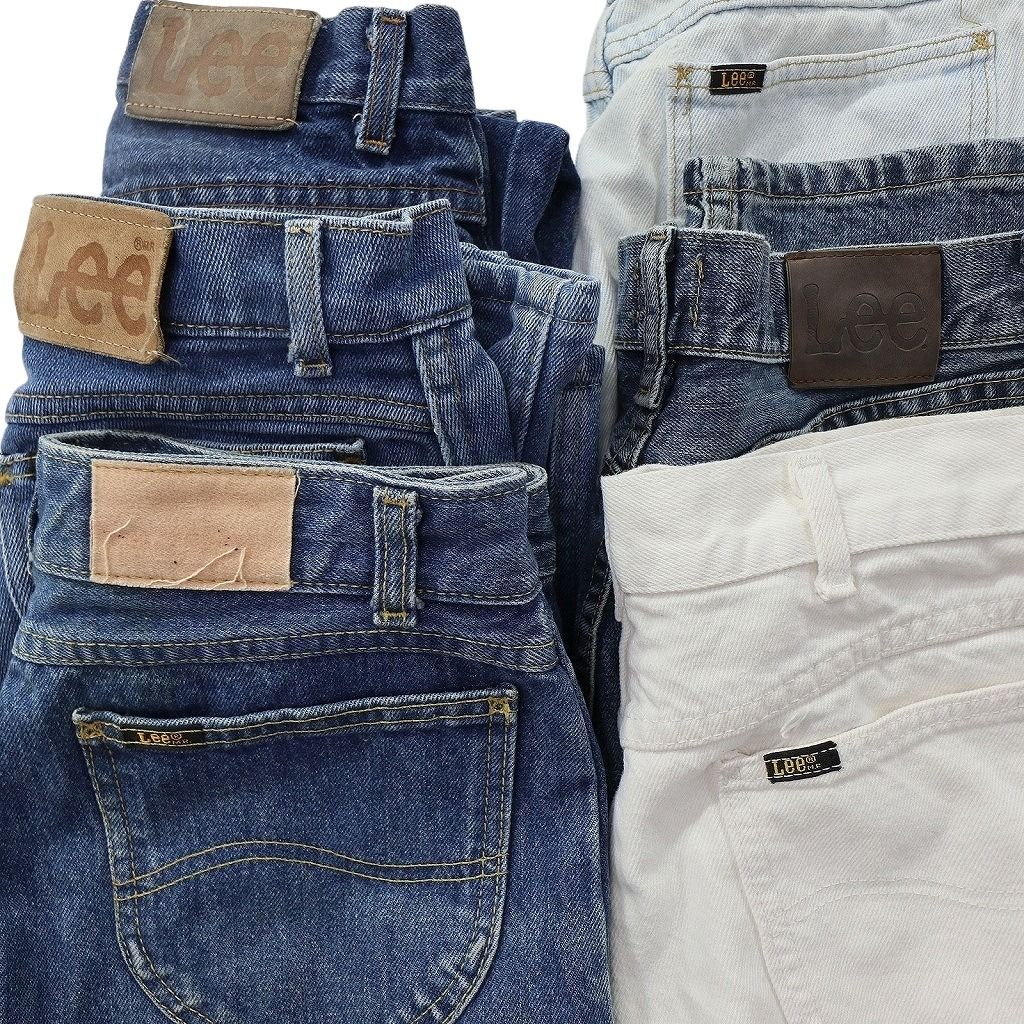 古着卸 まとめ売り リー LEE デニム パンツ 6枚セット (メンズ 30 /29