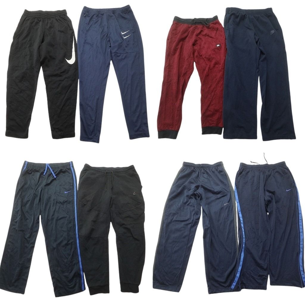 古着卸 まとめ売り ナイキ NIKE ジャージ パンツ セット メンズ L ライン スウォッシュ ジョガーパンツ 古着 ND 3480