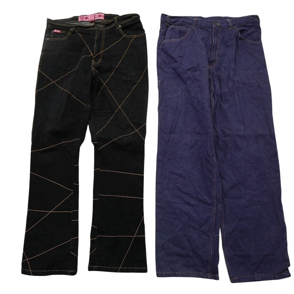  古着卸 まとめ売り デニム パンツ MIX セット メンズ 34 |35 インディゴブルー ホワイト ブラック 古着 ND 3412 その他 メンズ