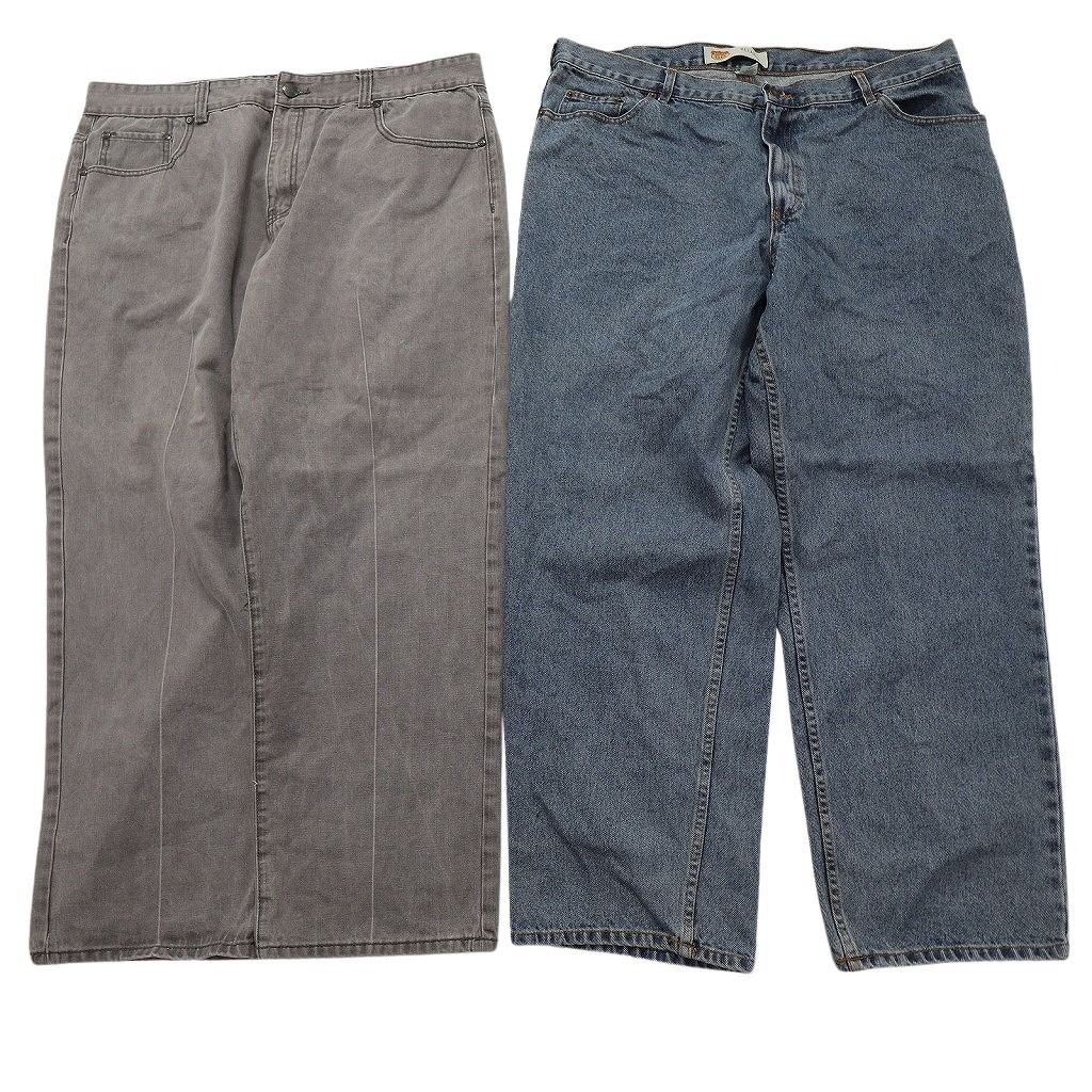  古着卸 まとめ売り デニム パンツ MIX セット メンズ 42 |44 |40 |38 ブラック インディゴブルー グリーン 赤 古着 ND 3408 その他 メンズ