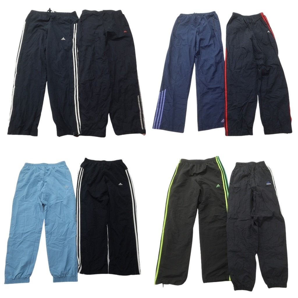 古着卸 まとめ売り アディダス adidas ウインドブレーカー パンツ セット メンズ S 90’s パフォーマンスロゴ 古着 ND 3476