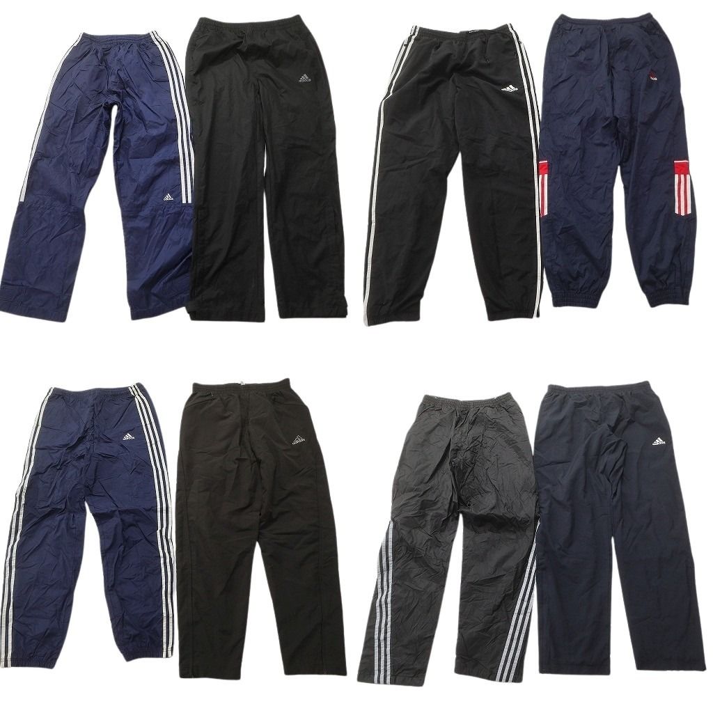 古着卸 まとめ売り アディダス adidas ウインドブレーカー パンツ セット メンズ M パフォーマンスロゴ 90’s 古着 ND 3475