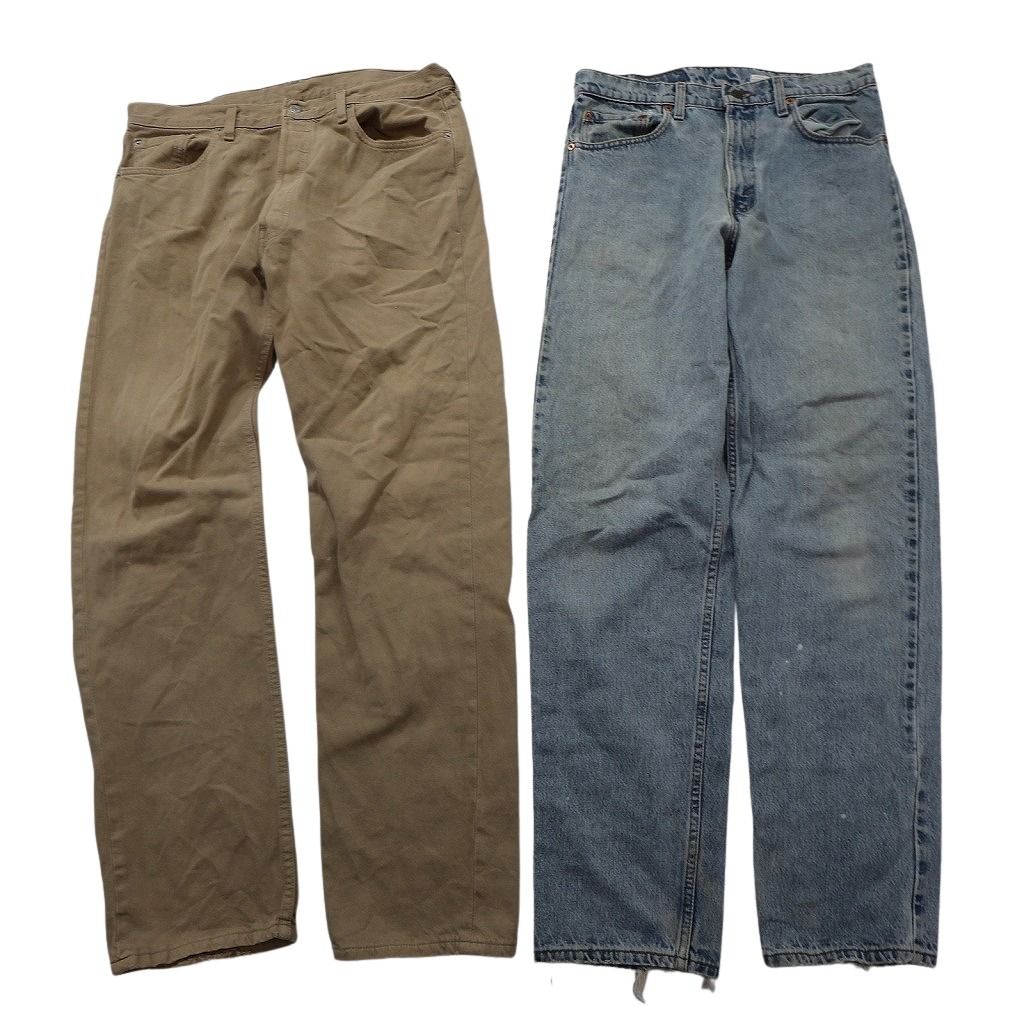  古着卸 リーバイス デニム パンツ セット メンズ 38 |36 |34 501 540 550 ベージュ インディゴブルー 古着 ND 3403 その他 メンズ