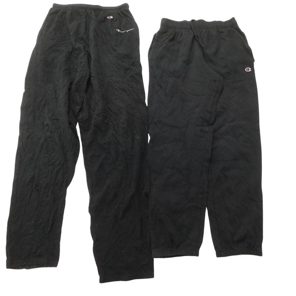 古着卸 まとめ売り チャンピオン スウェット パンツ セット メンズ M |L カレッジ風 グレー ブラック 古着 ND 3466