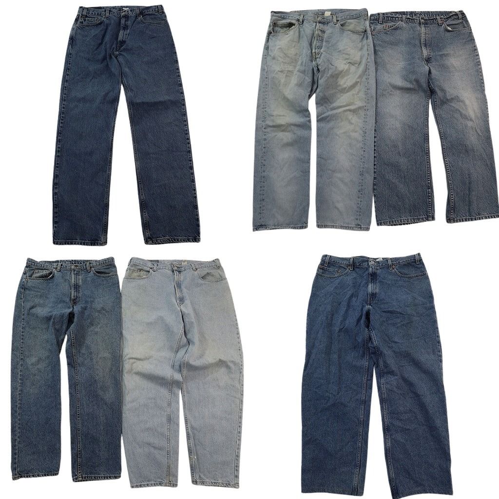 古着卸 まとめ売り リーバイス 紙タグ デニム パンツ 6枚セット