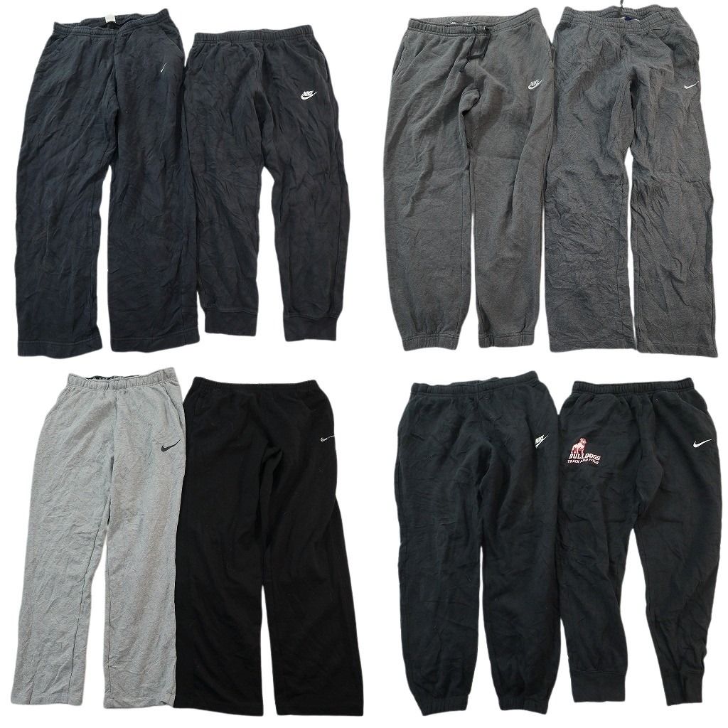 古着卸 まとめ売り ナイキ NIKE スウェット パンツ セット メンズ L ジョガーパンツ スウォッシュロゴ ワンポイント 古着 ND 3425