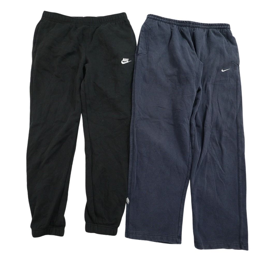 古着卸 まとめ売り ナイキ NIKE スウェット パンツ セット メンズ L バイカラー ネイビー グレー グリーン ブラック 古着 ND 3453