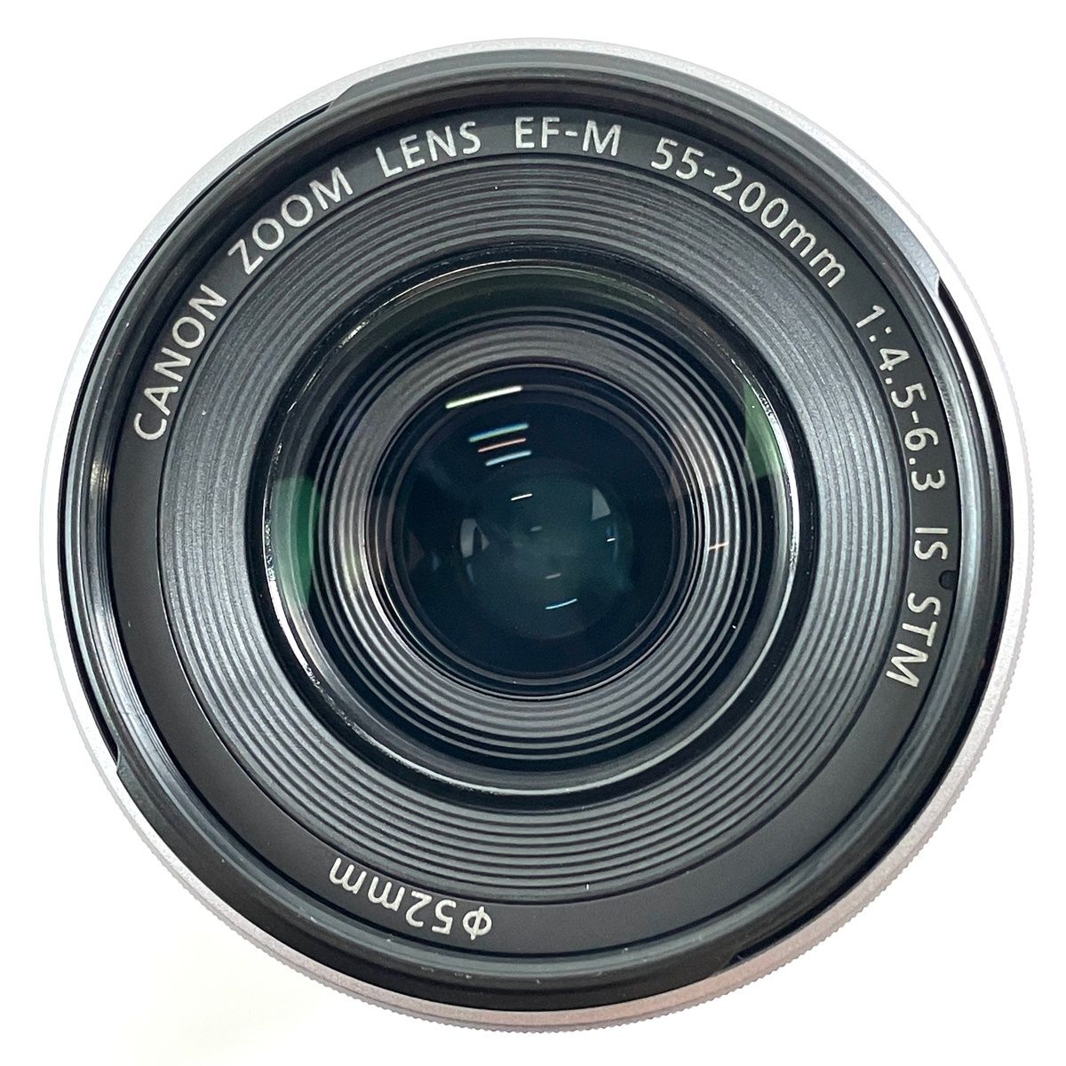 Canon キャノン EF-M 55-200mm STM シルバー レンズ キヤノン Canon EF-M 55-200mm F4.5-6.3 IS STM シルバー 一眼カメラ用