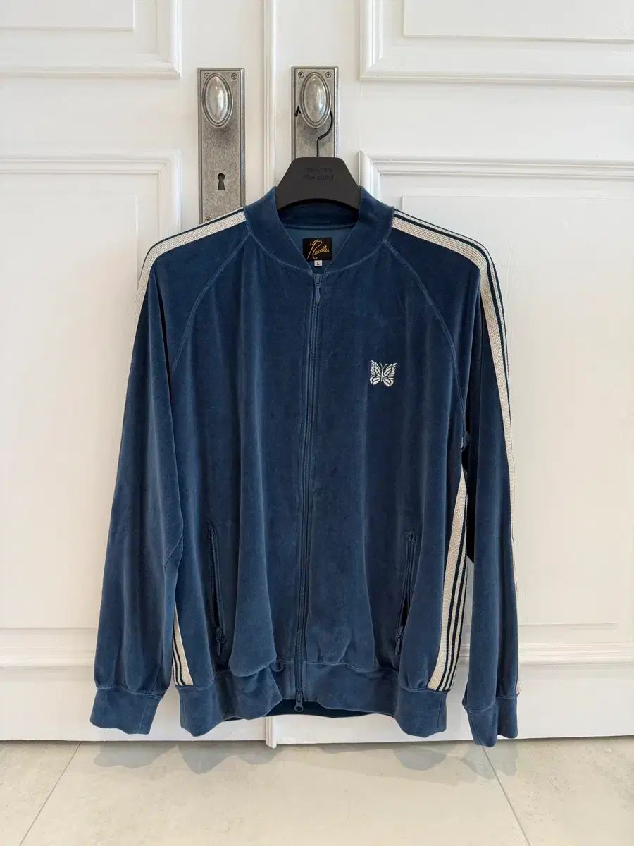 ニードルズ トラック ジャケット ベロア マリン ブルー