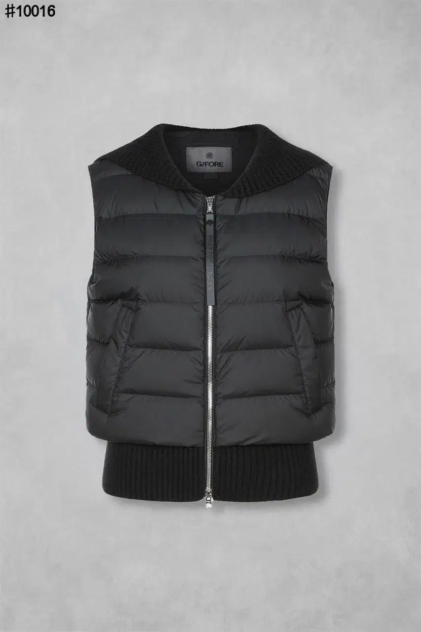 レディースゴルフウェア セーラー カラーネック ム グース ダウン ベスト