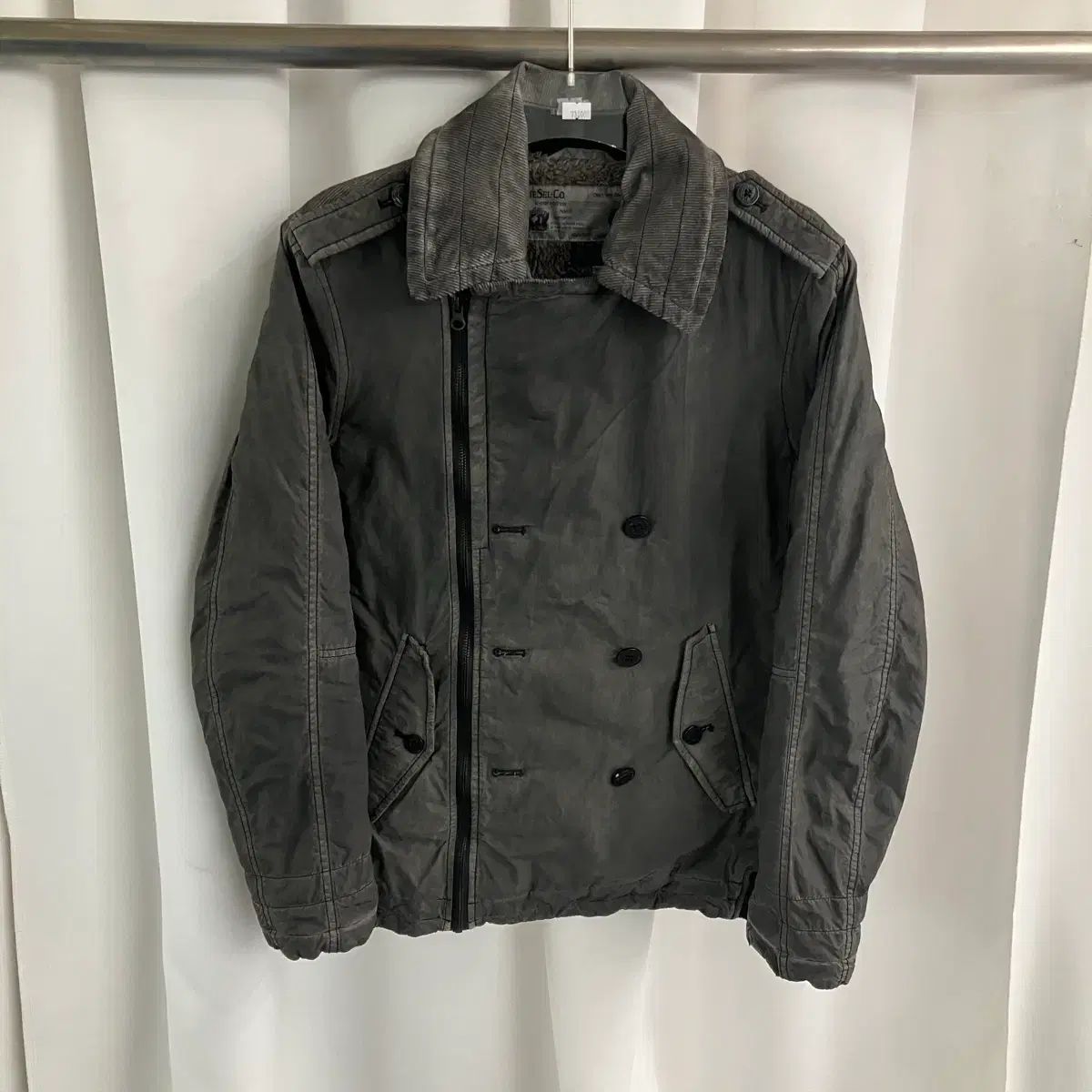 DIESEL ディーゼル ヴィンテージ加工 ライダース ブルゾン ジャケット S