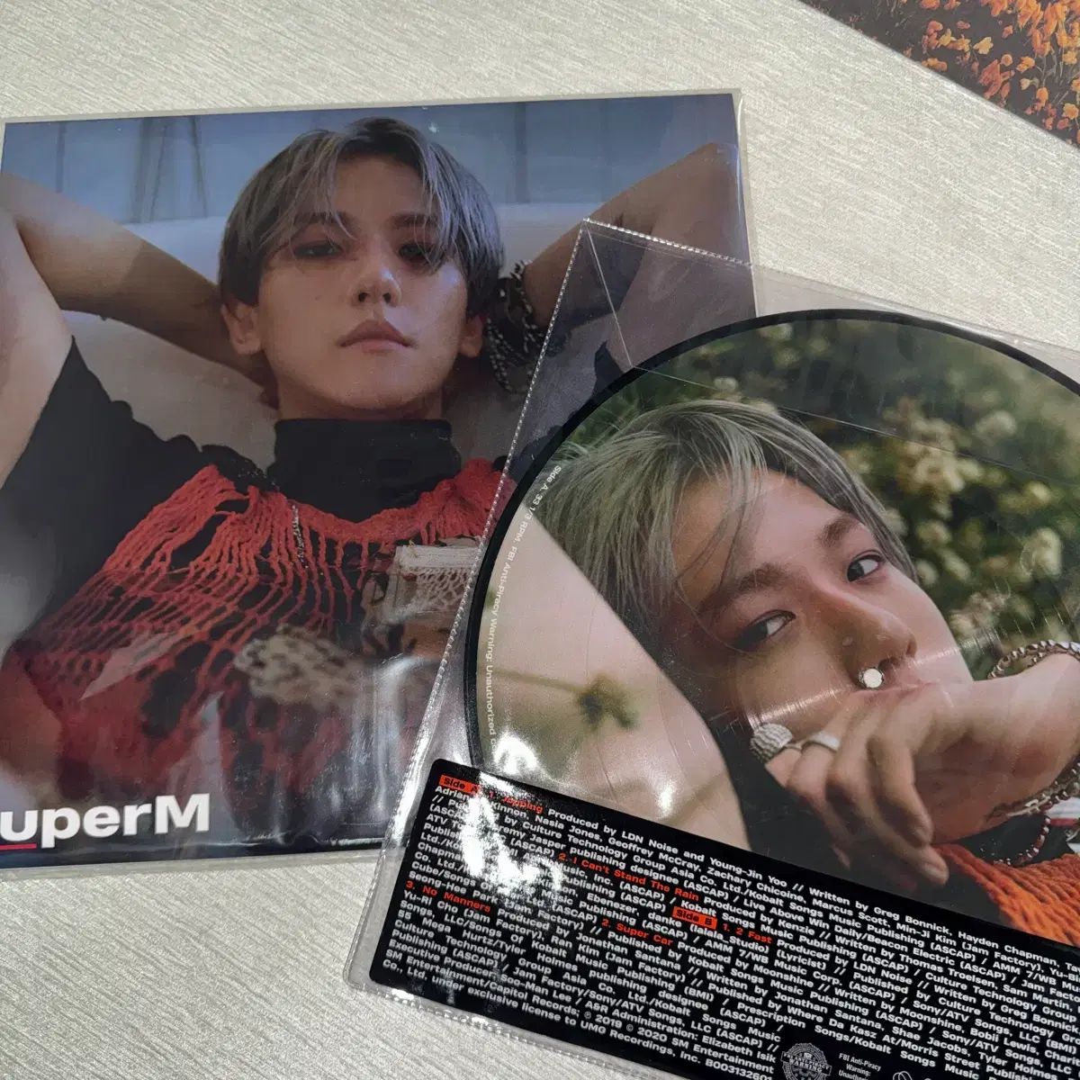 EXO エクソ ベクヒョン BAEKHYUN SuperM スーパーエム LP ヴァイナル ビニールレコード ピクチャーディスク