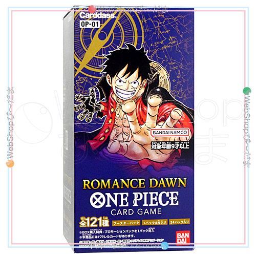 bn 0 ONE PIECEカードゲーム ROMANCE DAWN OP 01 BOX Ss