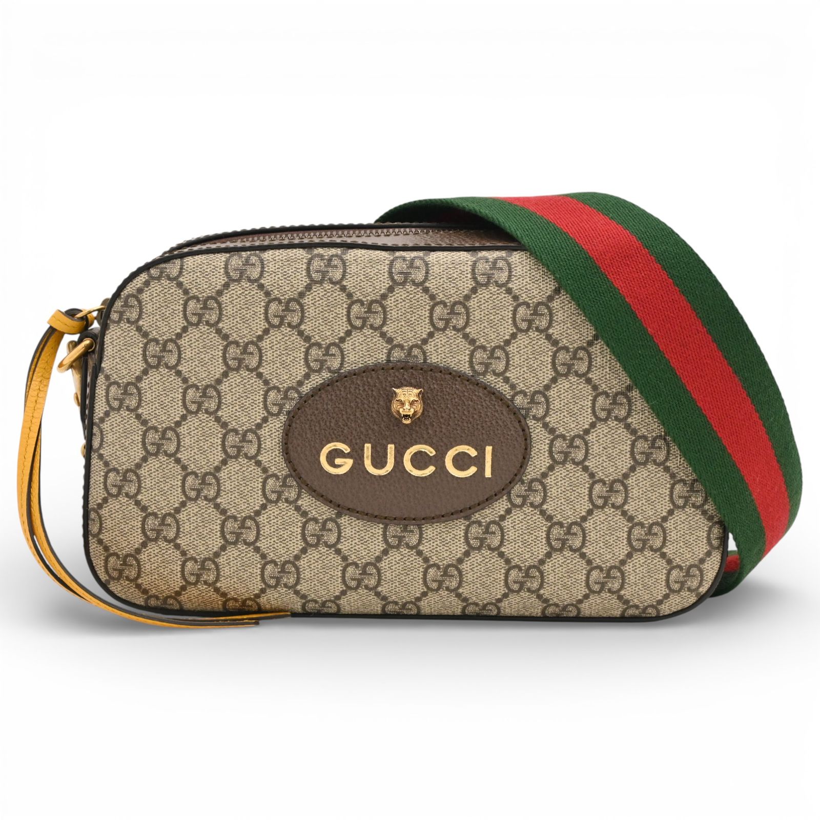 グッチ GGスプリーム ネオヴィンテージ レザー ショルダーバッグ Aランク gu 25103 cc