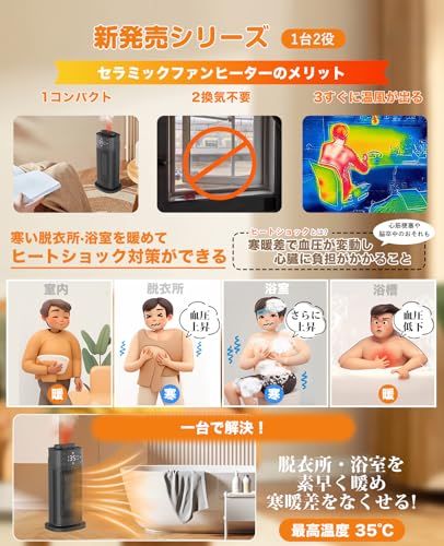 迅速に発送 SUKITEN セラミックヒーター 3 in 1 暖房 加湿 空気清浄 電気ヒーター 暖房器具 省エネ 電気ファンヒーター 電気ストーブ 1200 W|800 w|10 w ECO知能恒温 90°首振り 3段階温度調整 切り忘れ防止 リ 0 f 04 c 774