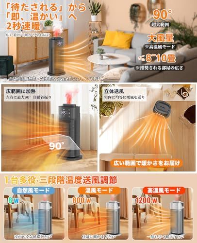 省エネ 電気ファンヒーター