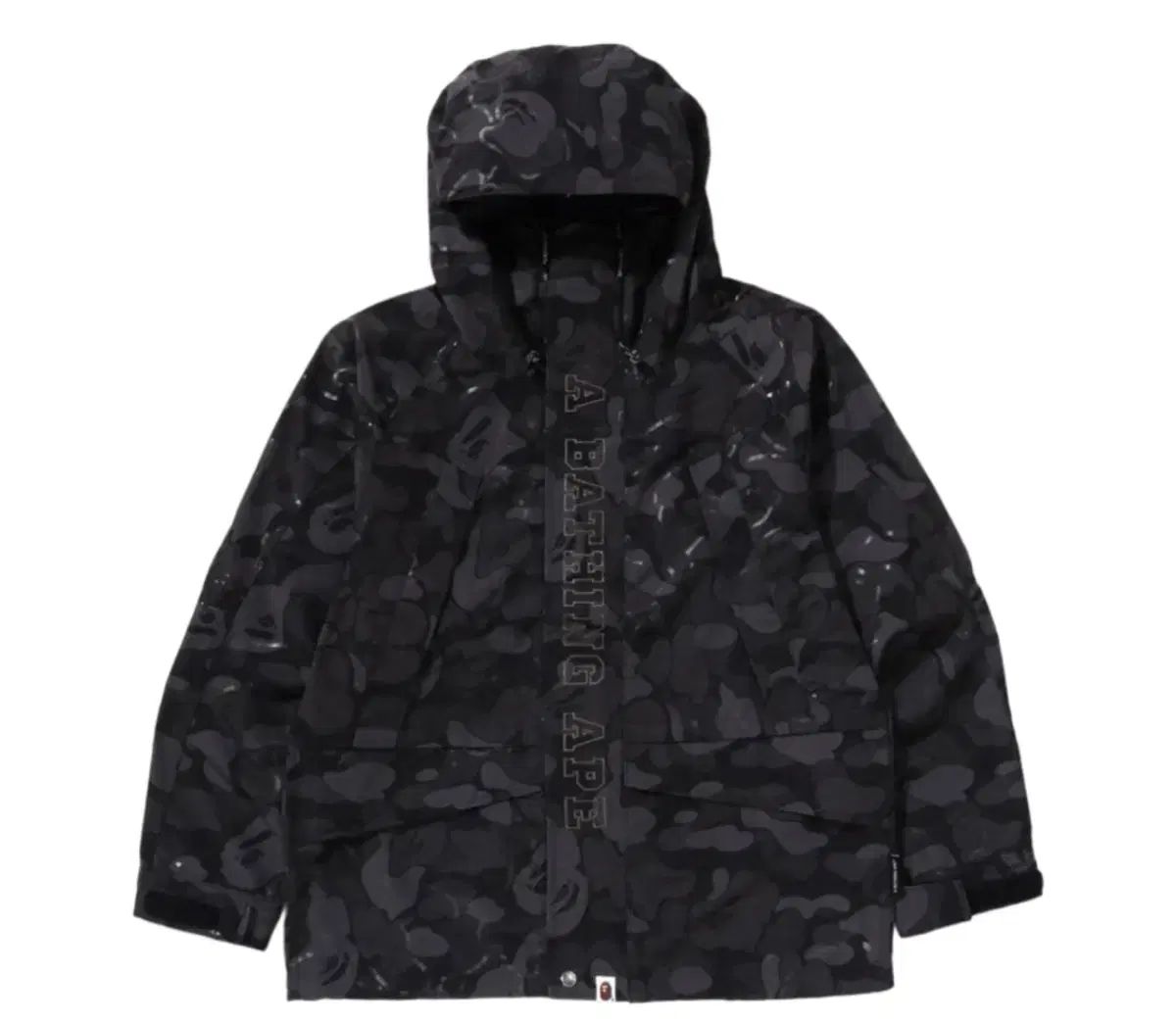 A BATHING APE アベイシングエイプ ラミネーテッド ウィンドブレーカー