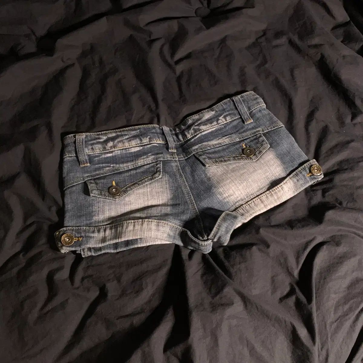 ヴィンテージ y 2 k デニム ローライズ ショートパンツ