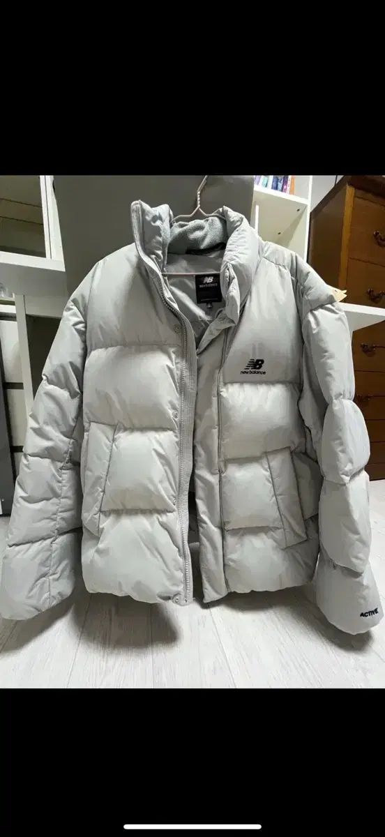 ニュー ンス ライトグレー ダウン アウター