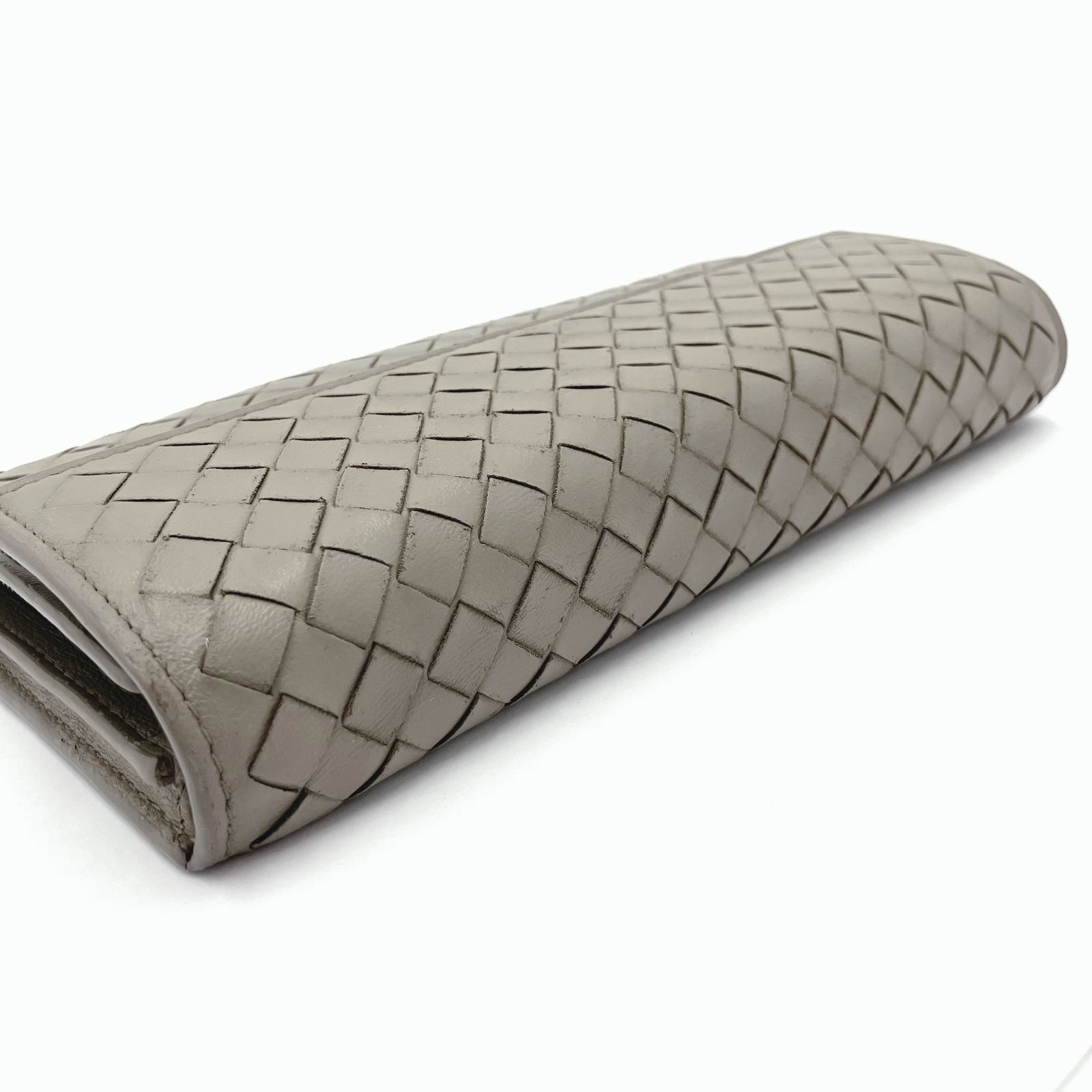 美品 BOTTEGA VENETA ボッテガヴェネタ イントレチャート 長財布