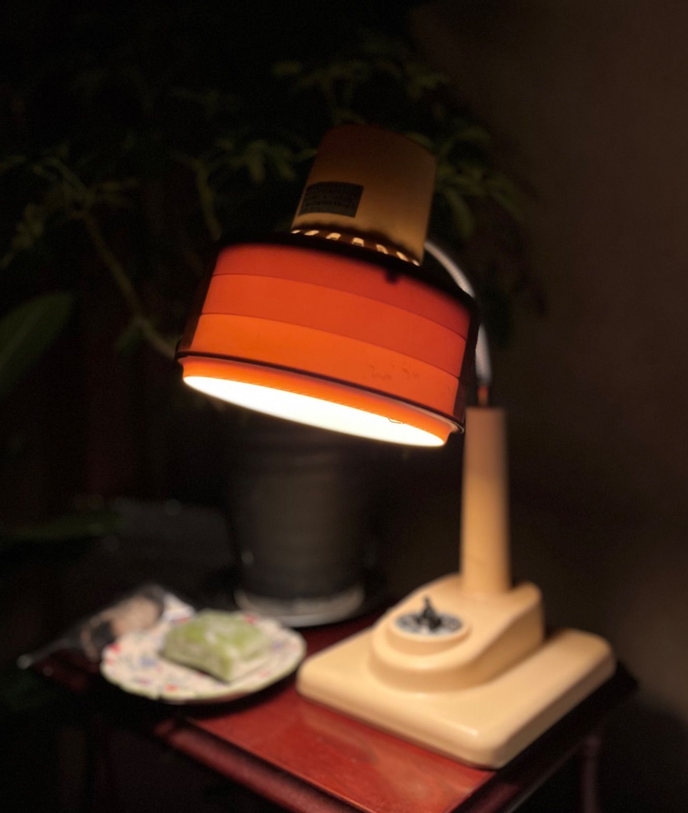 昭和レトロ National ナショナル LB-614-W 白熱灯 デスクスタンド 