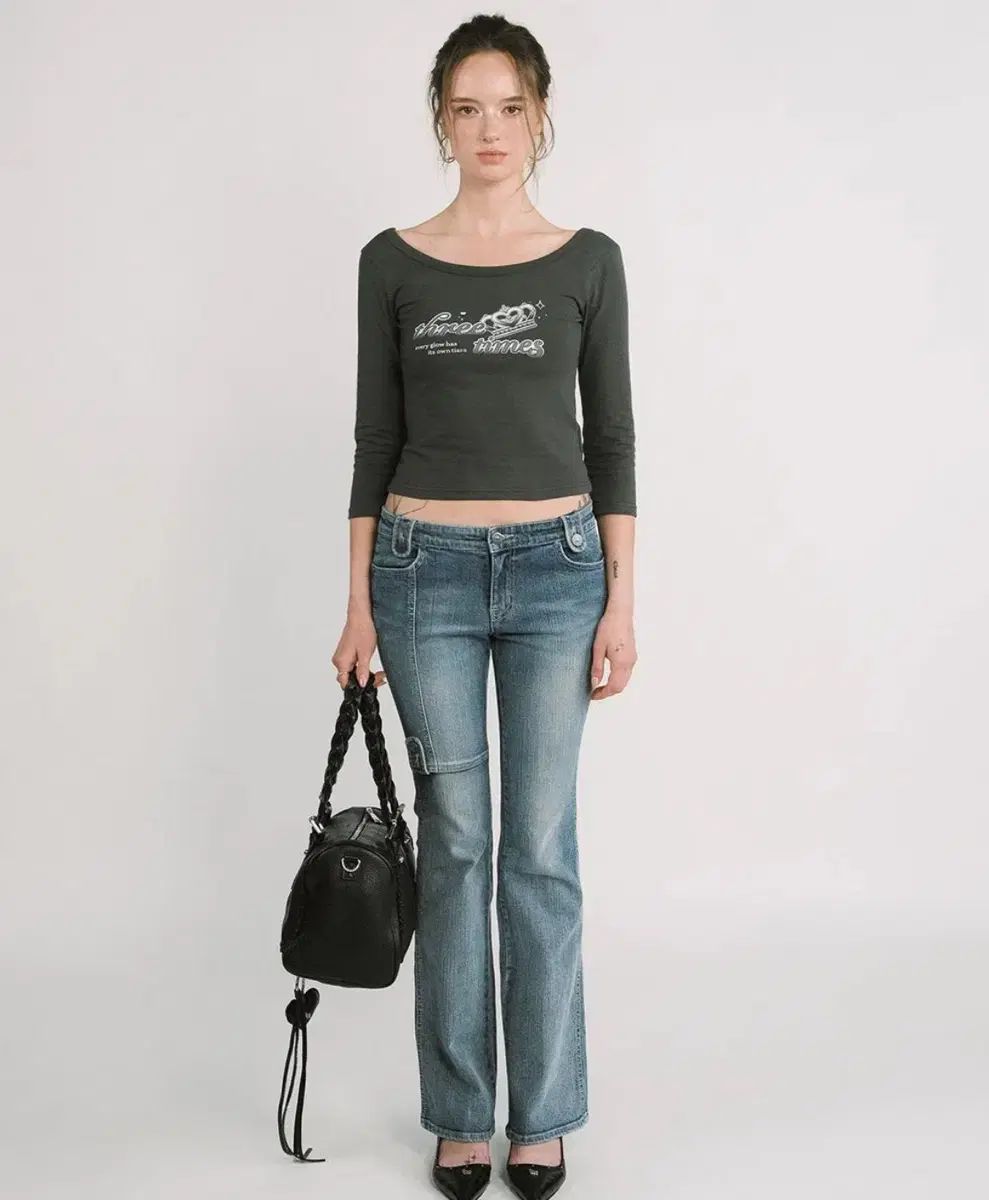 threetimes アヴァ ブーツカット