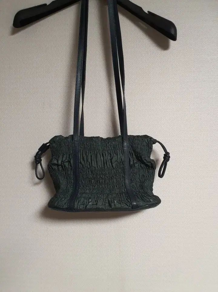 ランバンコレクション プリーツ キルティング トートバッグ