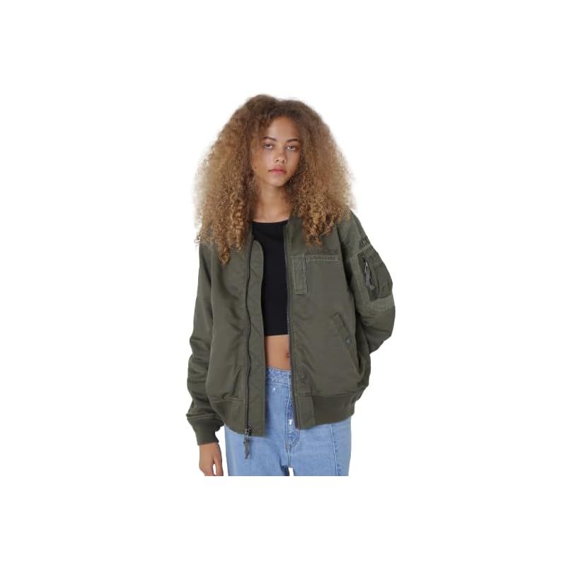 アヴィレックス FADED MA-1 CUSTOM フェイデッド カスタム Women s レディース 310 オリーブ 783-4252602