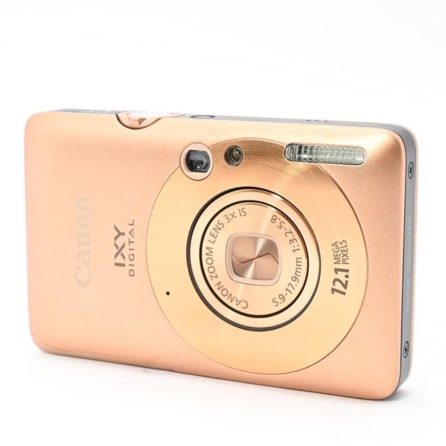 Canon IXY DIGITAL 210 IS ゴールド｜光学3倍ズーム×手ブレ補正IS搭載｜コンパクトデジタルカメラ｜元 き