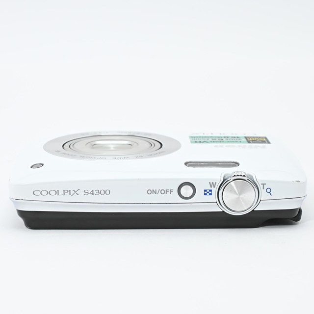 並品＞ Nikon COOLPIX S4300 シェルホワイト｜タッチパネル搭載