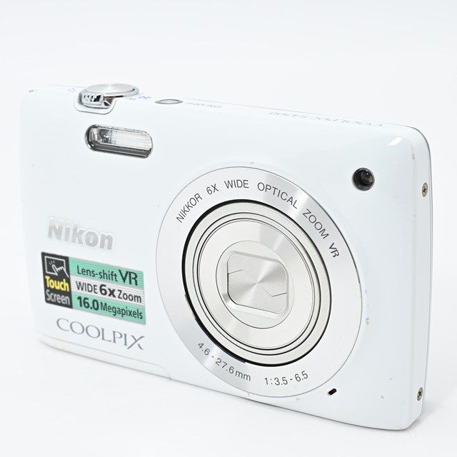 並品 Nikon COOLPIX S 4300 シェルホワイト｜タッチパネル搭載コンパクトデジタルカメラ｜スナップ 日常撮影に最適｜