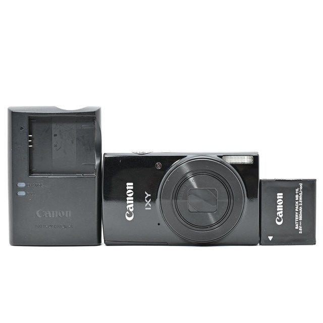 並品 Canon IXY 190 ブラック｜光学10倍ズーム搭載コンパクトデジタルカメラ｜日常撮影 旅行に最適｜