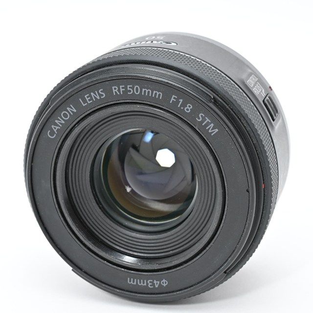 並品 Canon RF 50 mm F 1.8 STM｜明るい開放F 1.8単焦点レンズ｜RFマウント対応｜自然なボケ表現でスナップ ポートレートに最適