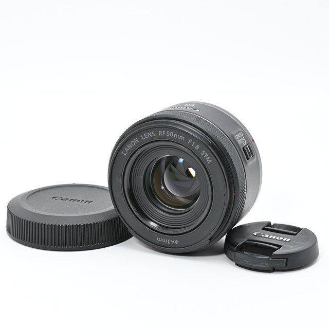 並品 Canon RF 50 mm F 1.8 STM｜明るい開放F 1.8単焦点レンズ｜RFマウント対応｜自然なボケ表現でスナップ ポートレートに最適