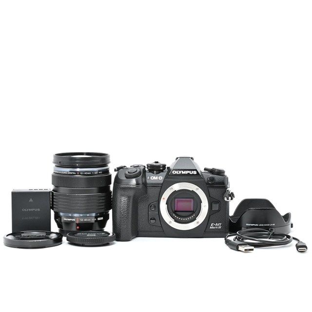 OLYMPUS OM-D E-M 1 Mark III｜12-40 mm F 2.8 PROレンズキット｜シャッター数6 ｜高性能防塵防滴ボディ×プロ向け標準ズーム搭載モデル