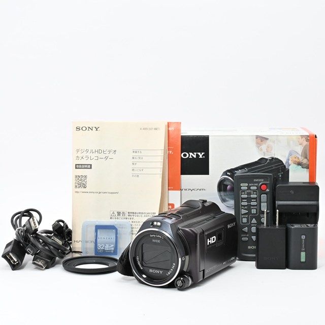 良品＞ SONY Handycam PJ800 ブラック｜内蔵メモリ64GB搭載ビデオ