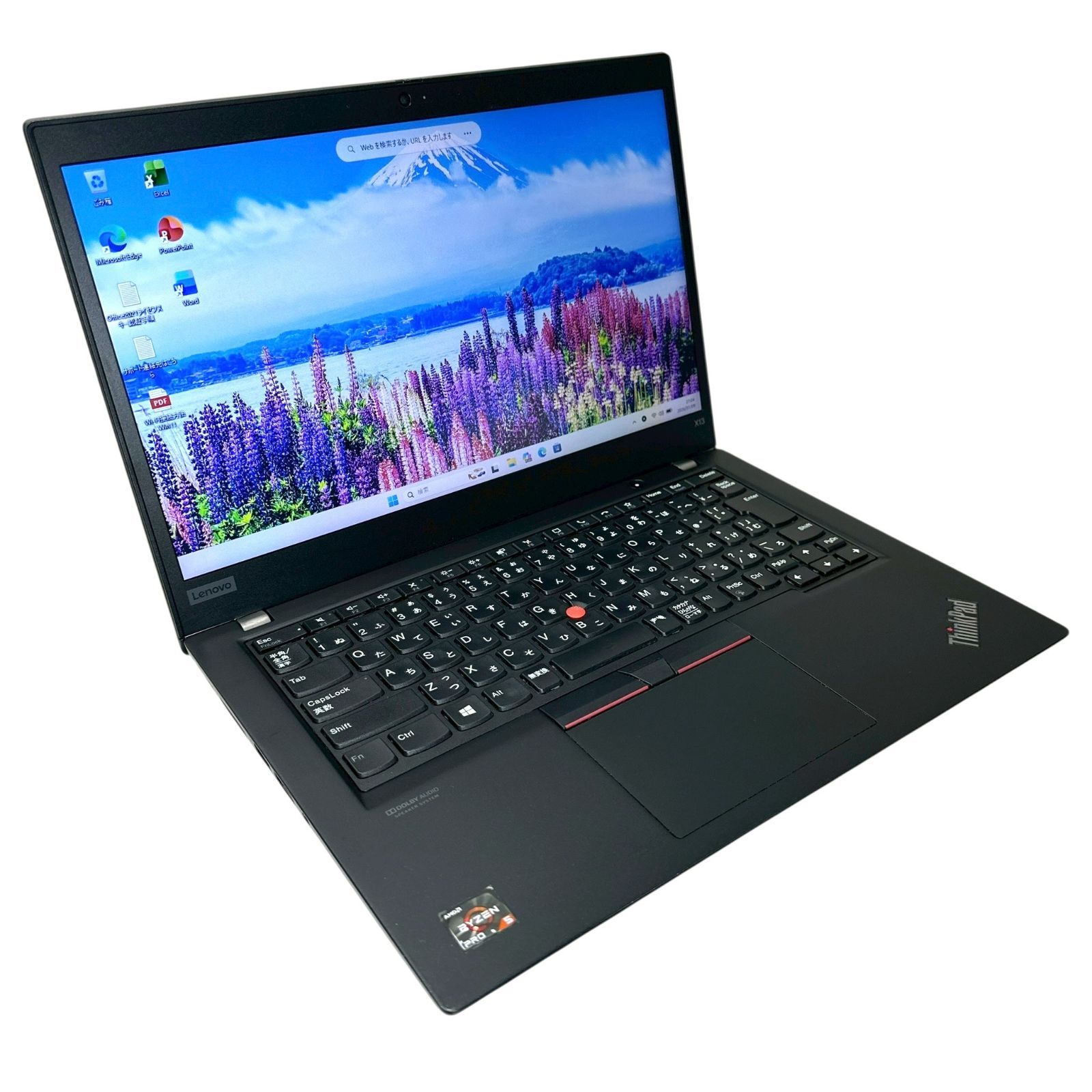 ThinkPad X13/Ryzen5Pro/メモリ16GB/SSD256GB 高性能 Lenovo ThinkPad X13 Ryzen5 PRO 4650U メモリ16GB SSD256GB