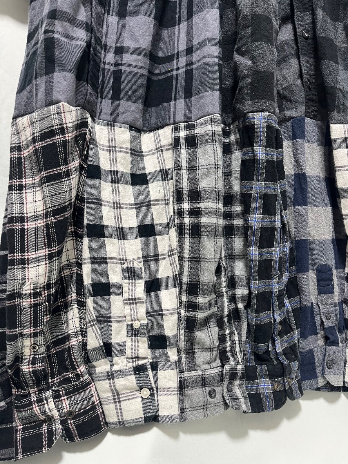 リメイク古着 ﾊﾟｯﾁﾜｰｸﾜﾝﾋﾟｰｽ ﾁｪｯｸﾜﾝﾋﾟｰｽ ﾄﾞｯｷﾝｸﾞﾜﾝﾋﾟｰｽ スエット