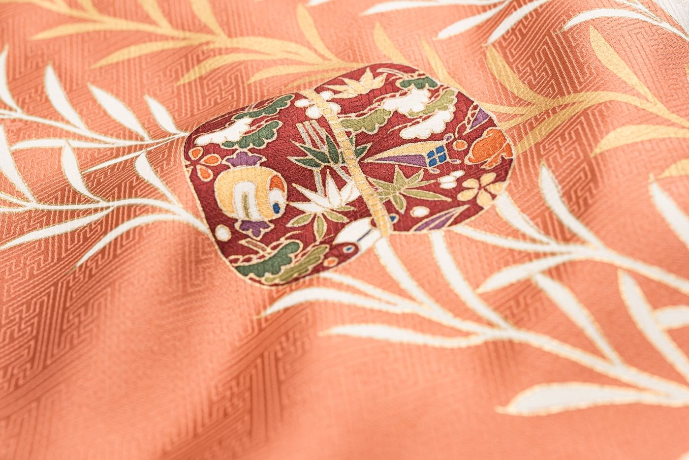 柳に蹴鞠と扇 トールサイズ