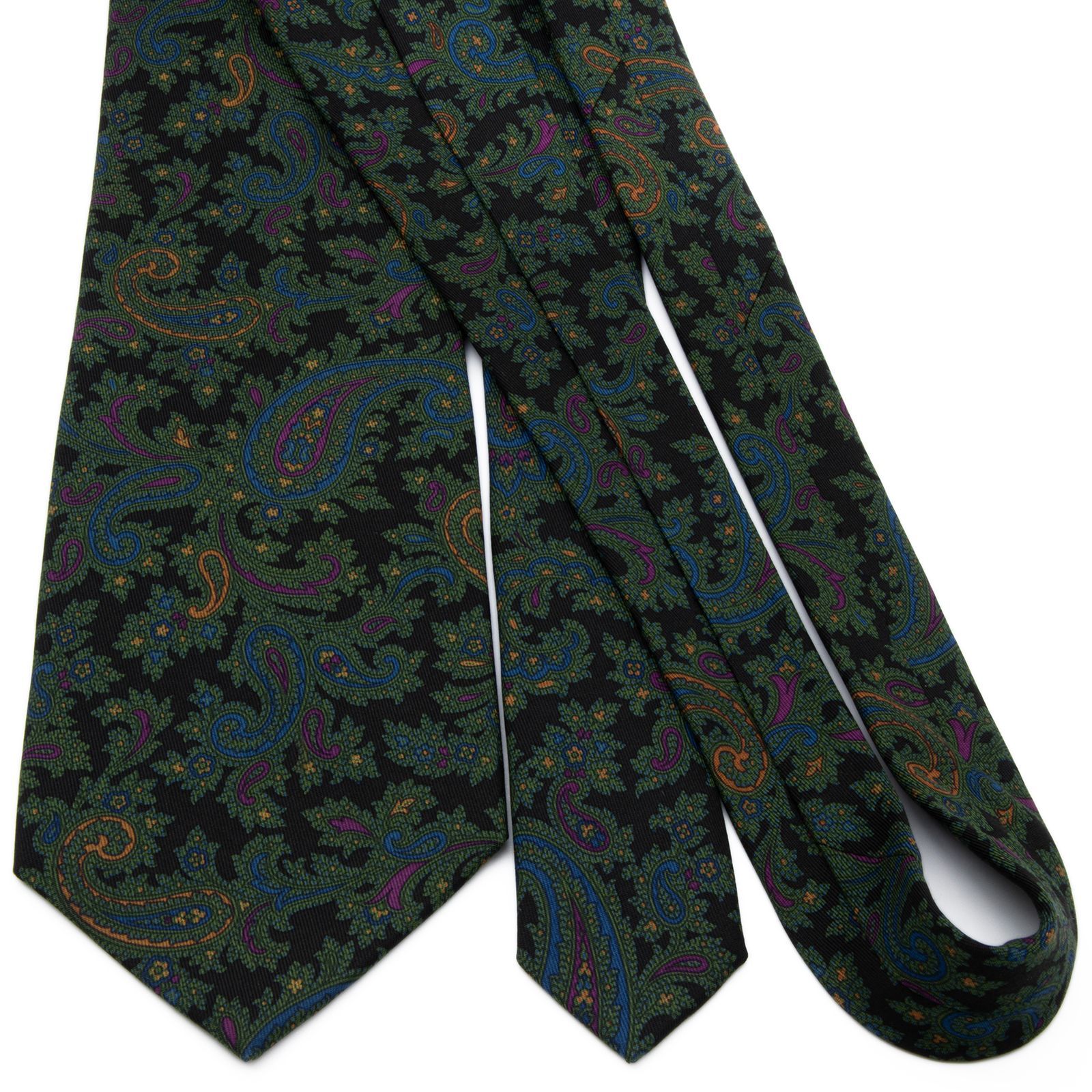 送料無料 サンローラン ネクタイ レギュラータイ プリントタイ 新品