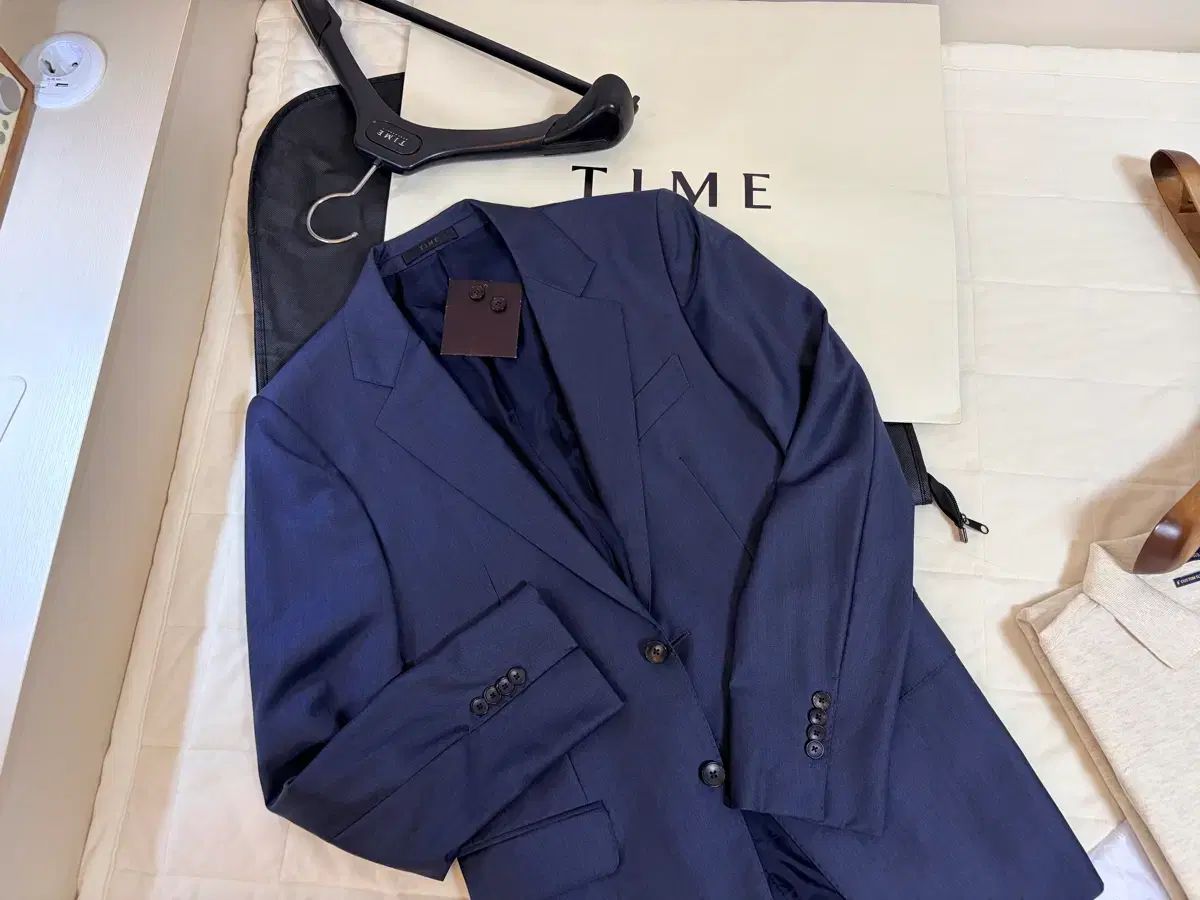 TIME HOMME イタリー ZEGNA トリフェオ ジャケット ブレザー ネイビー 95 100