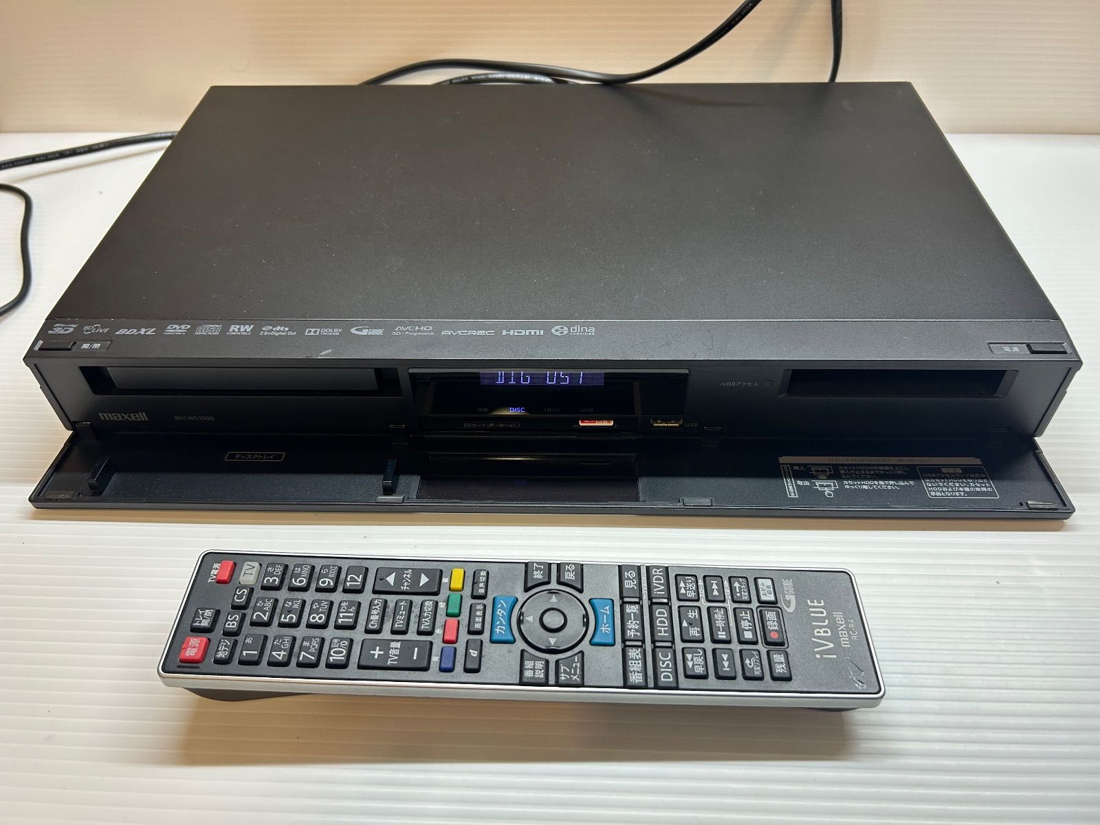 maxell ブルーレイレコーダー BIV-WS 1000 2014年 1 TB