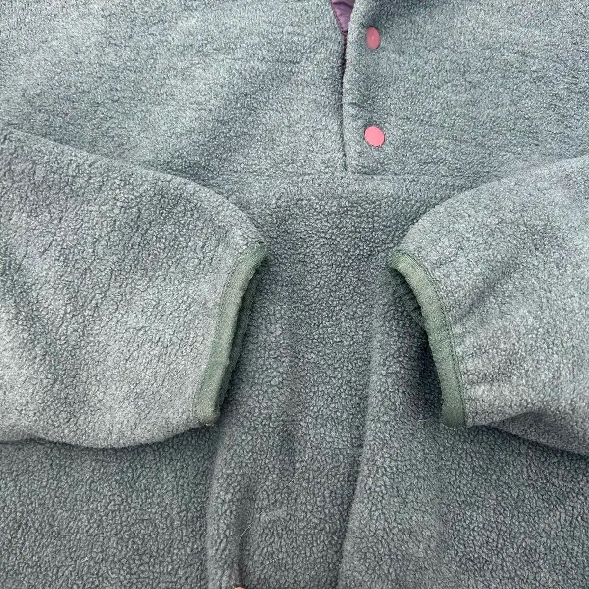 90 s ジャマイカ patagonia パタゴニア Synchilla シンチラ スナップ-T ブルーグリーン|PURPLE パープル ニット セーター トップス メンズ