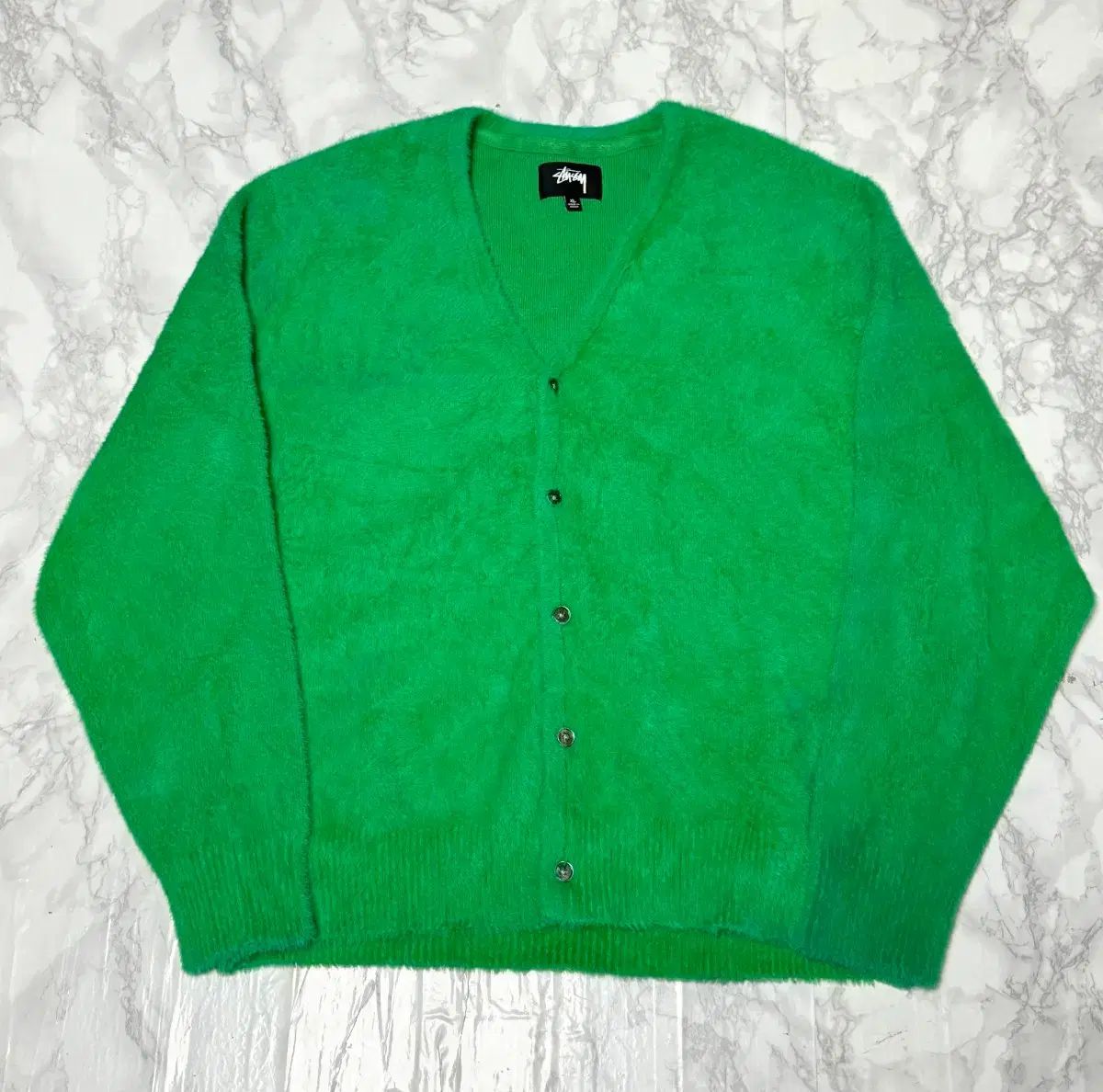 STUSSY 21 ss シェーギー カーディガン ケリー