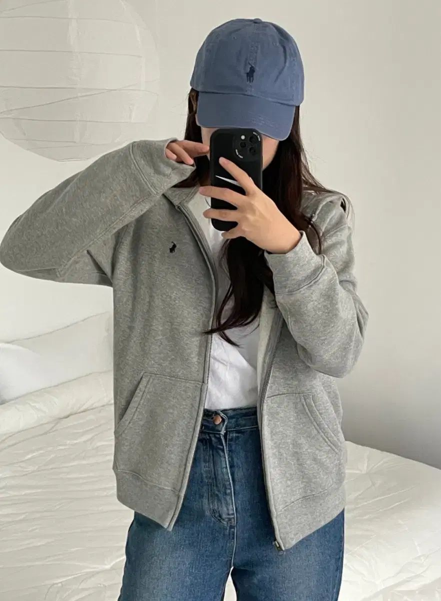 ポロラルフローレン グレー フーディー ジップアップ BOYS XL