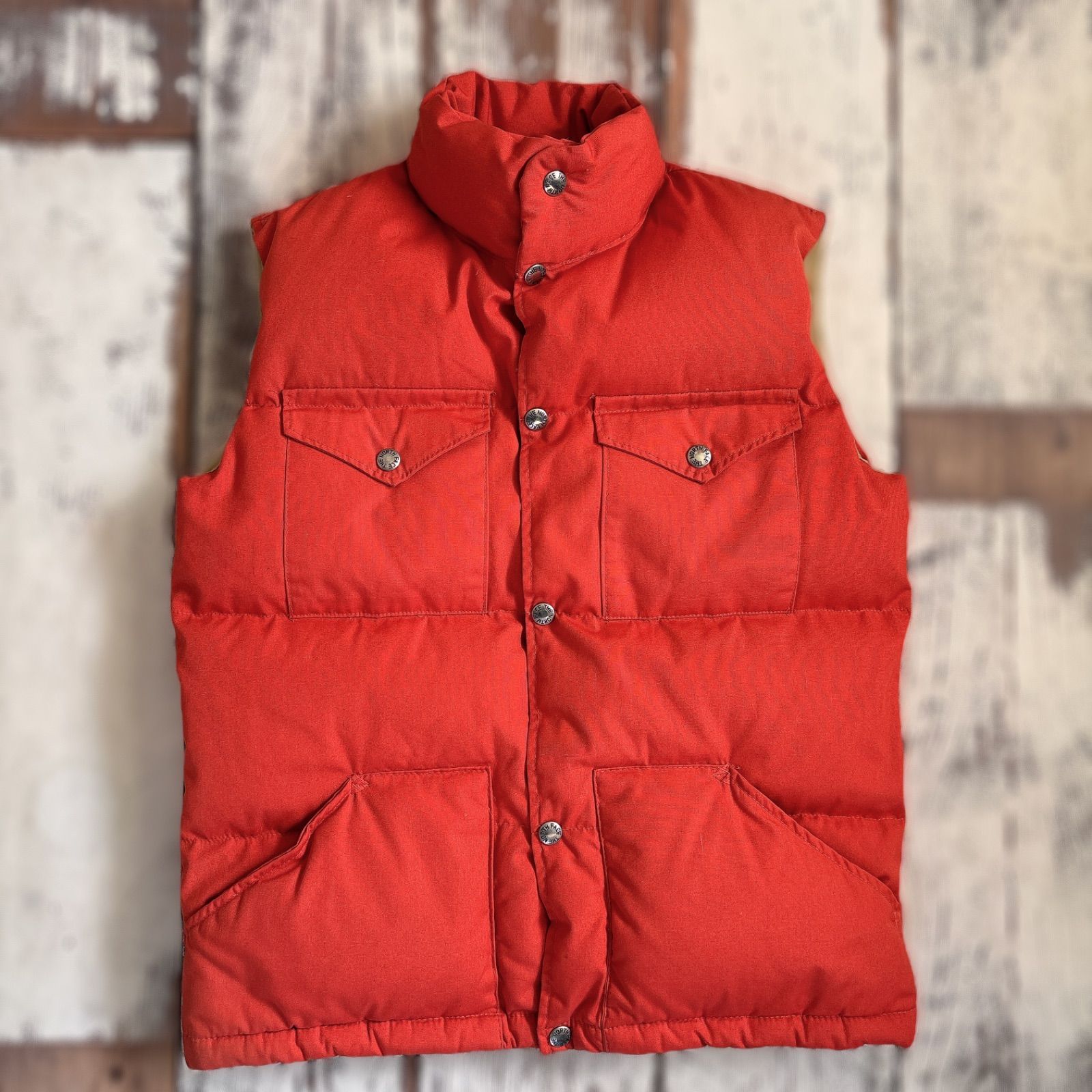 THE NORTH FACE ノースフェイス ダウンベスト 茶タグ 70s ヴィンテージ