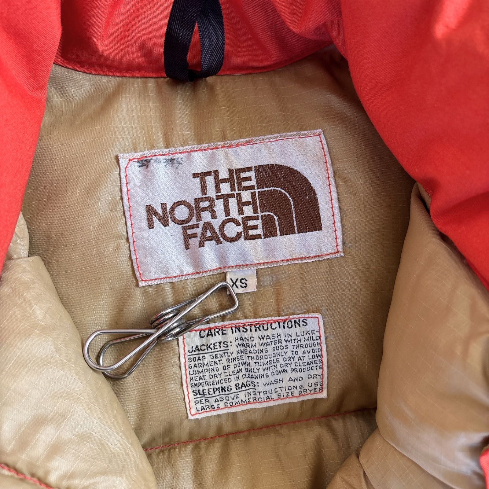 THE NORTH FACE ノースフェイス ダウンベスト 茶タグ 70s ヴィンテージ 